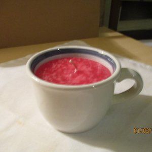 Coffee Mug Candle Cranberry Pumpkin💖SPECIAL DEAL💖 price is firm💖
